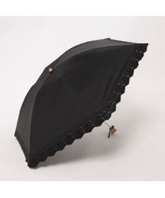 UNBILLION UV カット率99％以上  カシュネ cachenez / PUフラワーポーラー刺繍3段折りたたみ傘