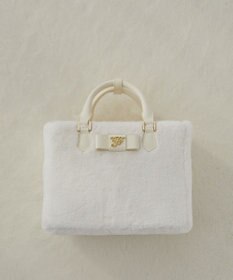 Maison de FLEUR 【限定カラーあり】フェイクファー中仕切りバッグ