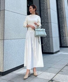 Green Parks AnriettMusee  リブニットドッキングワンピース