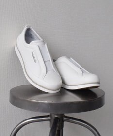INTER-CHAUSSURES 【BUSSOLA】撥水フラットスリッポンスニーカー