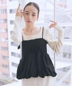 earth music&ecology バルーンビスチェ