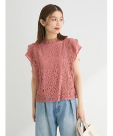 Green Parks ・Ｐｅｔｉｔ　Ｆｌｅｕｒ　フレンチレーシ－ブラウス