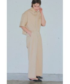 NAVE 【ReNave・セットアップ可/洗える/接触冷感/UVケア】コットンポリブロード パンツ