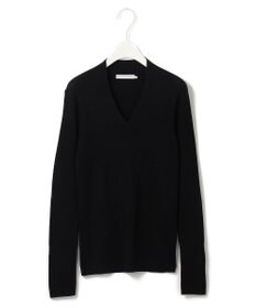 ICB 【新色追加・洗える】エクストラファインメリノ Vネックプルオーバー