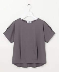 J.PRESS LADIES L 【接触冷感】コットンスムース フレンチスリーブ カットソー