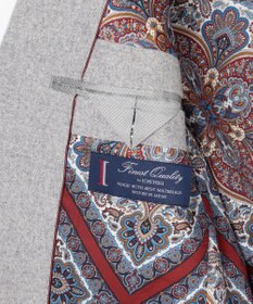 JOSEPH ABBOUD 【キングサイズ・ソフト/JAPANファブリック/LIBERTY柄裏地】ムリネフランネル ジャケット