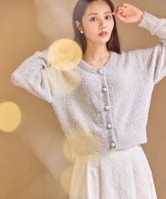 Feroux キラキラシャギー ニット カーディガン