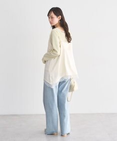 earth music&ecology 【予約】ランジェリーライクレースキャミ