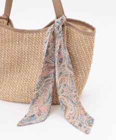 ANY SIS スカーフ付パイピングカゴ バッグ