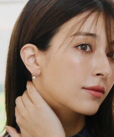 Tiaclasse 【選べる2TYPEデザイン】【金属アレルギー対応】クロスドロップピアス＆イヤリング