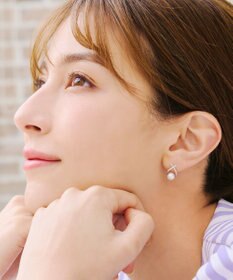 Tiaclasse 【選べる2TYPEデザイン】【金属アレルギー対応】クロスドロップピアス＆イヤリング