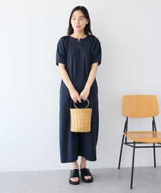 CRAFT STANDARD BOUTIQUE ポーチ付きバルーンスリーブワンピース