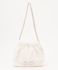 Feroux キルティング＆エコファー チェーンバッグ