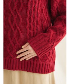 CRAFT STANDARD BOUTIQUE ケーブルニットドッキングスウェット