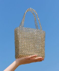 Tiaclasse ビーズのハンドバッグ