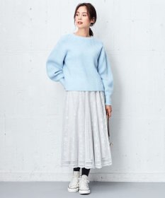 マガジン掲載】サーキュラーレース フレアスカート（KL22） / 組曲  