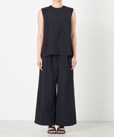 NAVE 【ReNAVE・洗える/撥水加工/接触冷感/UVケア/セットアップ】ナイロンタスラン ノースリブラウス