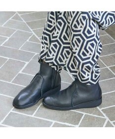 MODE ET JACOMO <D'ICI>スクエアトゥフラットブーツ