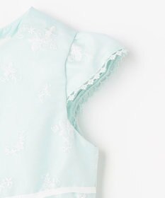 ANY KIDS 総刺繍 花柄ワンピース