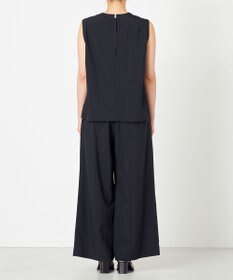 NAVE 【ReNAVE・洗える/撥水加工/接触冷感/UVケア/セットアップ】ナイロンタスラン ノースリブラウス