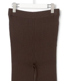 23区 L 【SLOW/一部店舗限定】ホールガーメント リブニット パンツ