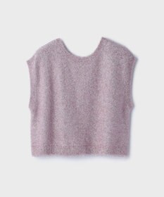 GRACE CONTINENTAL ショートフェザーニットトップ