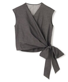 BEIGE， POMEGRANATE / カシュクールブラウス