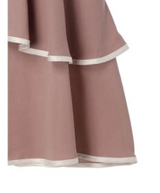 earth music&ecology パイピングフリルティアードスカート