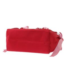 Maison de FLEUR サイドポケットリボンサテントートバッグ