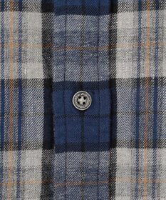 JOSEPH ABBOUD MOUNTAIN 【サスティナブル】オーガニックラフィーチェック シャツ