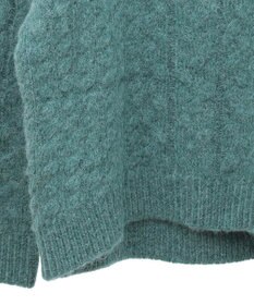 Green Parks ケーブル編みハイネックニット