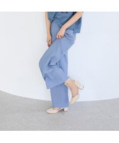 MODE ET JACOMO <noyau>ブロックヒールチュールブーツ