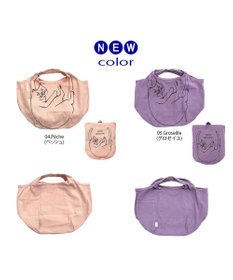 ROOTOTE 2673【ミニサイズ エコバッグ：ネコ柄】/ NA.ルーショッパーミニ.マルシェ-B
