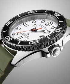 CITIZEN 【光発電エコ・ドライブ搭載】正統派デザインとスマートなサイズ感のダイバーズウオッチ BN0265-00A