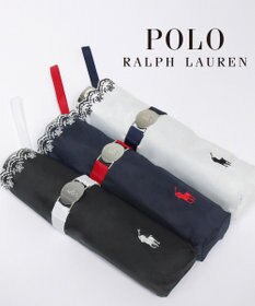 MOONBAT POLO RALPH LAUREN（ポロ ラルフローレン）晴雨兼用日傘 無地 刺繍 遮光率100% 遮熱 UV