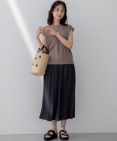 組曲 L 【春夏のNEWカラー登場】ギャザーライトデシン パンツ