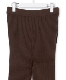 23区 L 【SLOW/一部店舗限定】ホールガーメント リブニット パンツ