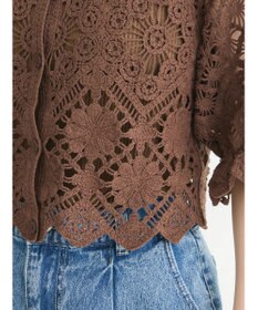 Green Parks ・ＳＵＧＡＲ　ＳＰＯＯＮ　２ｗａｙクロシェカーディガン