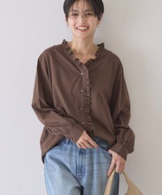 AMERICAN HOLIC フリルVネックブラウス