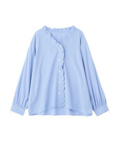 AMERICAN HOLIC フリルVネックブラウス