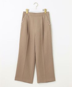 ANY SIS 【美人百花11月号掲載】パール調ポイントツイル パンツ