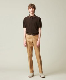 J.PRESS MEN 【ビジネス対応】【HYBRID LINEN】ニットポロシャツ