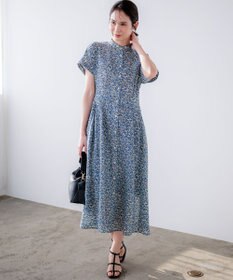 組曲 【先行予約】フラワーガーデンプリント ワンピース