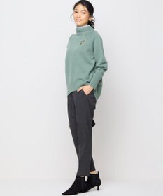 組曲 【WEB限定カラーあり】ウールライクストレッチ イージーパンツ