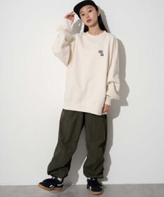 WEGO 【ユニセックス着用ITEM/裏起毛】別注BENDAVISワンポイントプルオーバー