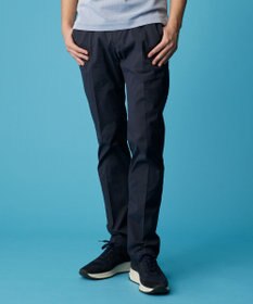 JOSEPH ABBOUD 【ウエストも伸びる!/ストレッチ/軽量/Eco撥水】マイクロピケストレッチ パンツ ネイビー系