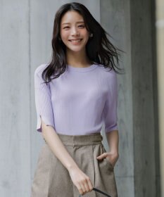 ANY SIS L コクーンスリーブ ニット