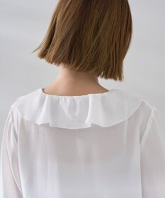 YECCA VECCA ラッフルブラウス