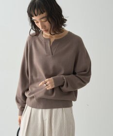 AMERICAN HOLIC バイパチカフタンネックラグランニットプルオーバー