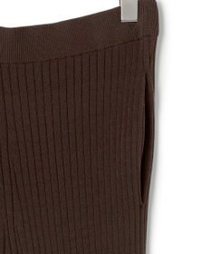 23区 L 【SLOW/一部店舗限定】ホールガーメント リブニット パンツ